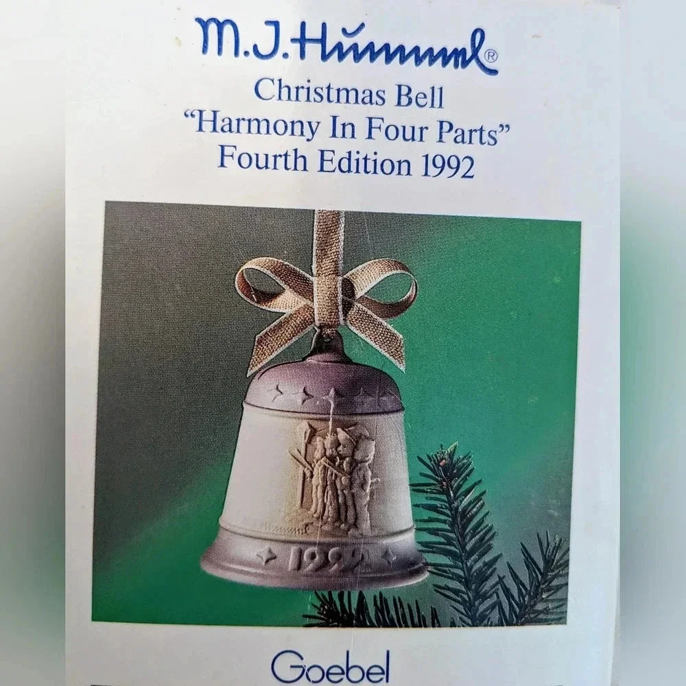 MJ Hummel‎ Christmas Bell Harmony In Four Parts Fourth Edition 1992 Goebel